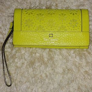 Kate Spade New York Green Wristlet/Wallet
